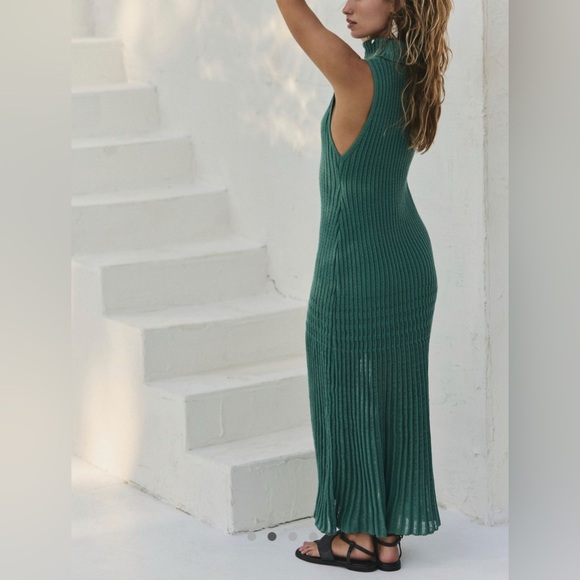 Free People Green Maxi Dress - Picture 2 of 6